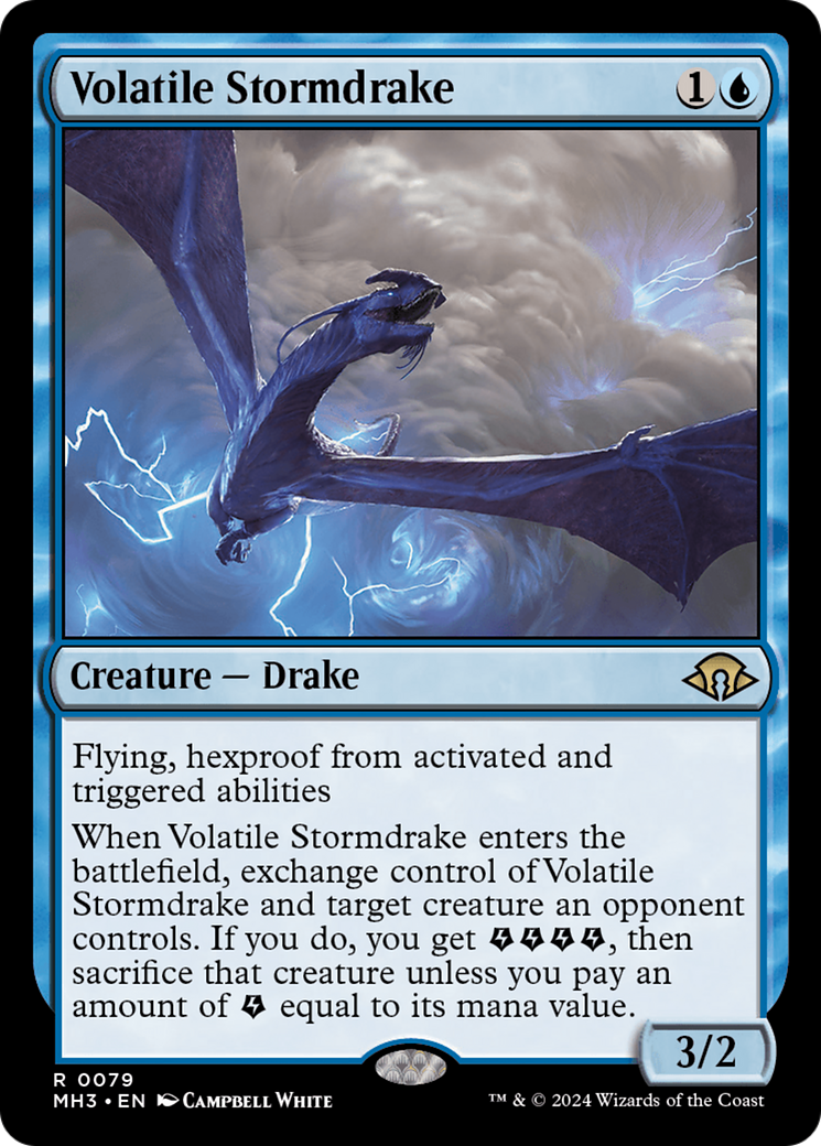 Volatile Stormdrake [Modern Horizons 3] | Galaxy Games LLC