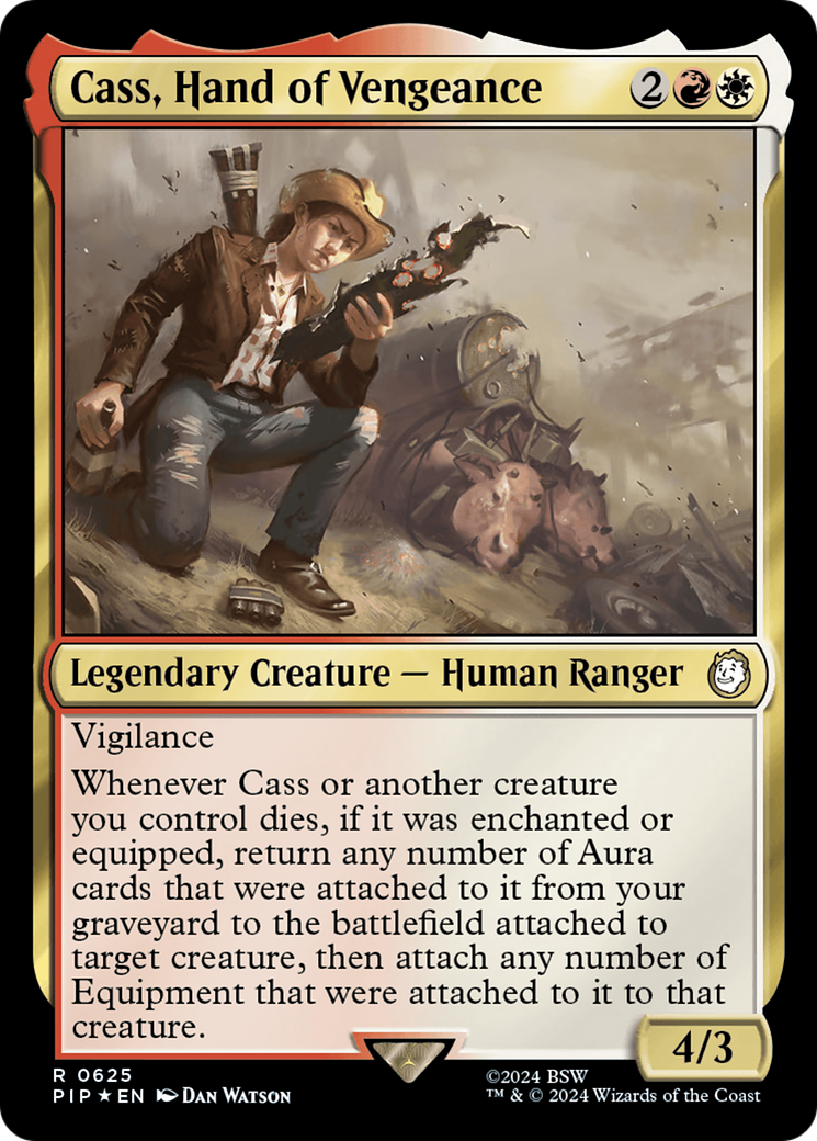 Cass, Hand of Vengeance (Surge Foil) [Fallout] | Galaxy Games LLC