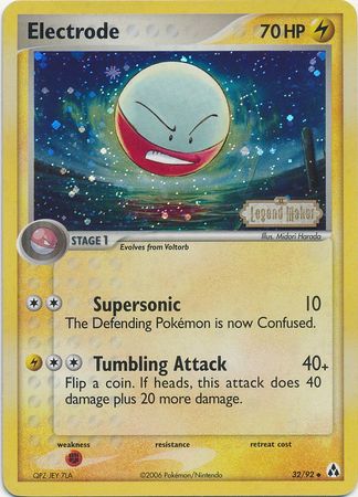 Electrode (32/92) (Stamped) [EX: Legend Maker] | Galaxy Games LLC