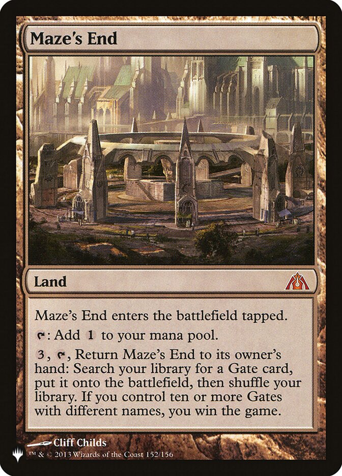 Maze's End [The List] | Galaxy Games LLC