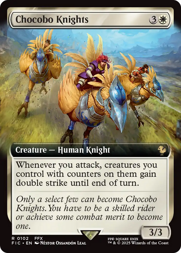 Chocobo Knights (Extended Art) [FINAL FANTASY Commander] | Galaxy Games LLC
