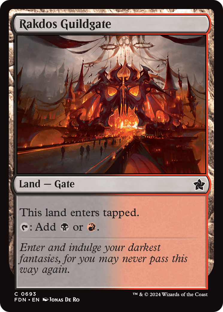 Rakdos Guildgate [Foundations] | Galaxy Games LLC