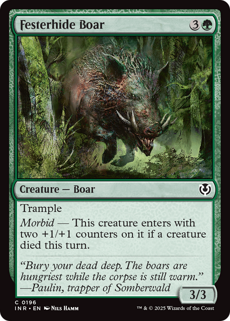 Festerhide Boar [Innistrad Remastered] | Galaxy Games LLC