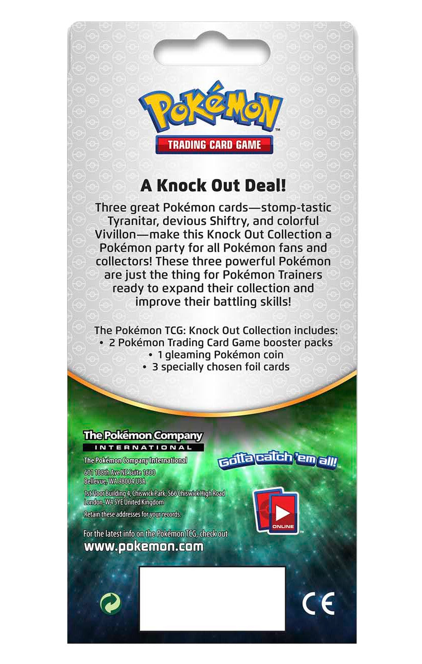 Knock Out Collection (Tyranitar, Shiftry, and Vivillon) | Galaxy Games LLC