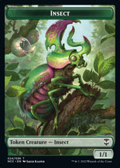 Ogre // Insect Double-Sided Token [Streets of New Capenna Commander Tokens] | Galaxy Games LLC