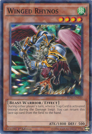 Winged Rhynos [BP03-EN030] Shatterfoil Rare | Galaxy Games LLC