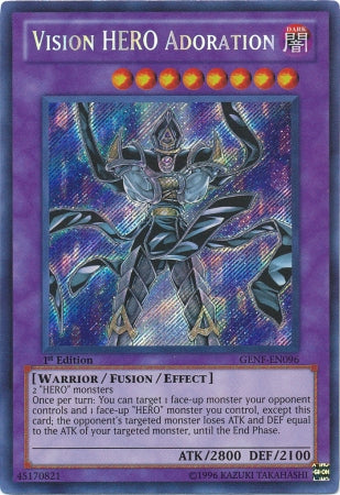 Vision Hero Adoration [GENF-EN096] Secret Rare | Galaxy Games LLC