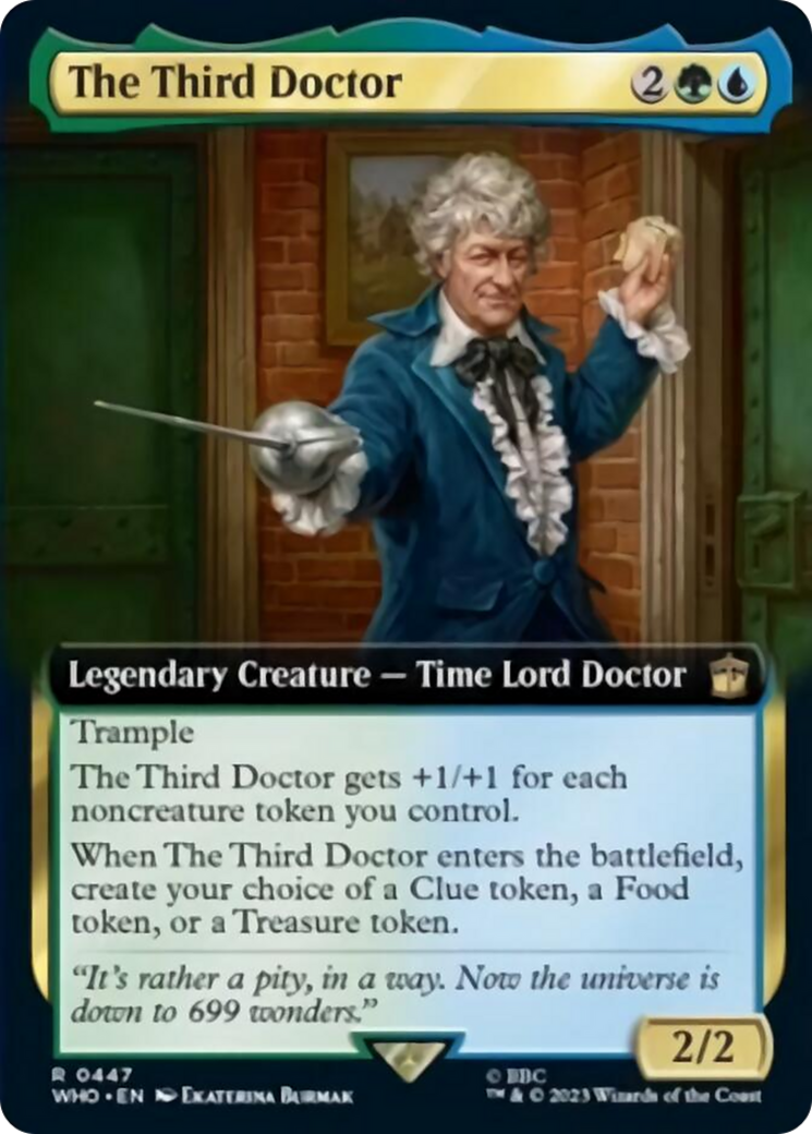 The Third Doctor (Extended Art) [Doctor Who] | Galaxy Games LLC