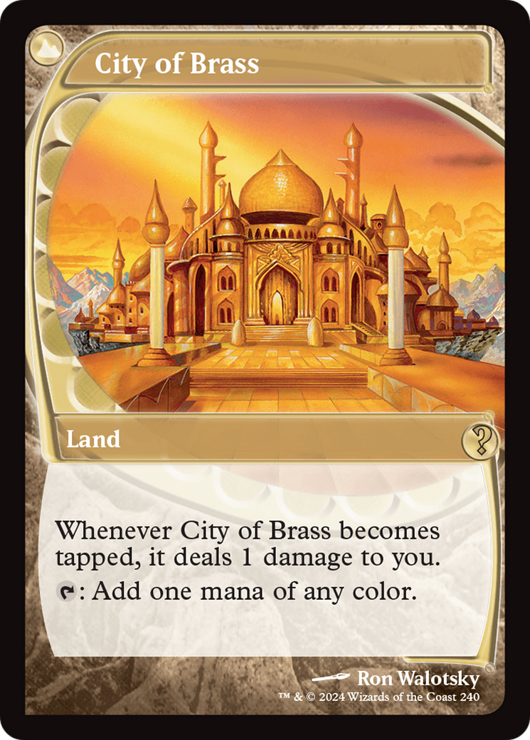 City of Brass (Future Sight) [Mystery Booster 2] | Galaxy Games LLC