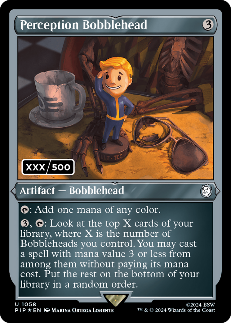Perception Bobblehead (Serial Numbered) [Fallout] | Galaxy Games LLC