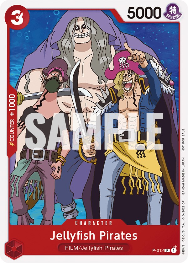 Jellyfish Pirates (One Piece Film Red) [One Piece Promotion Cards] | Galaxy Games LLC