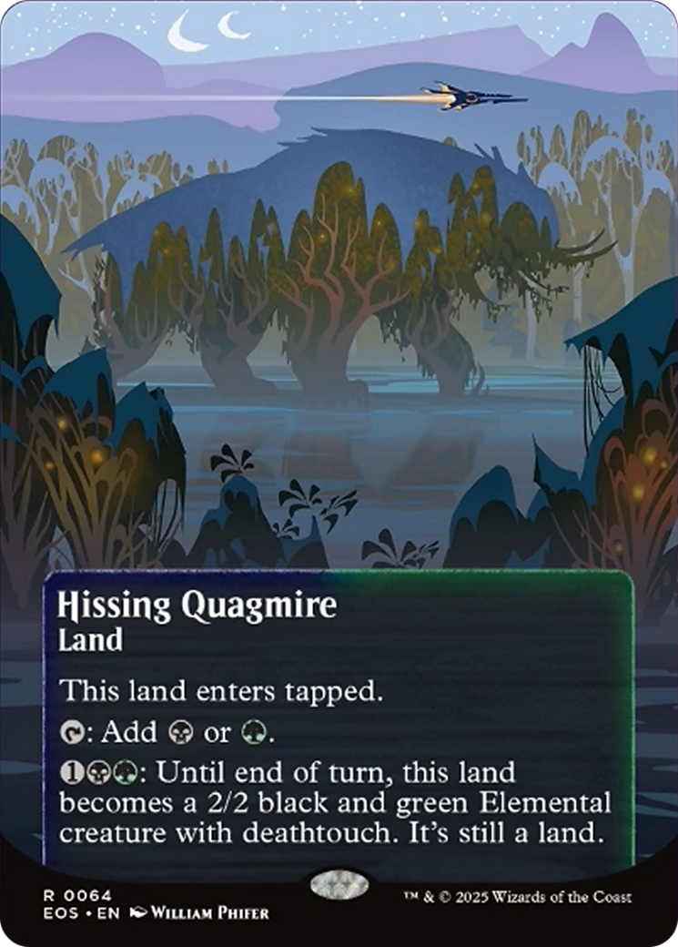 Hissing Quagmire (0064) (Borderless) [Edge of Eternities: Stellar Sights] | Galaxy Games LLC