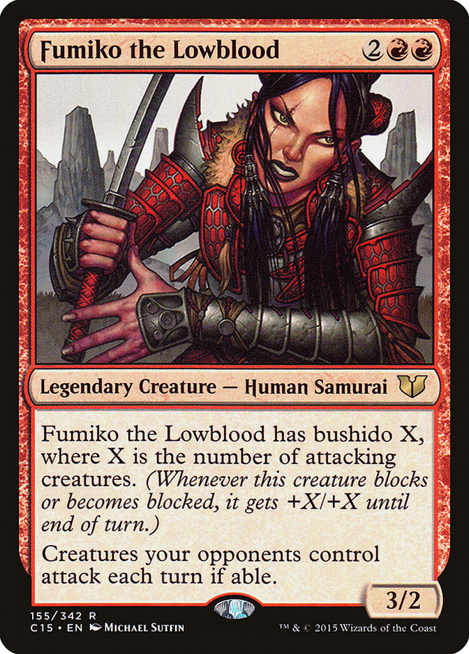 Fumiko the Lowblood [Commander 2015] | Galaxy Games LLC