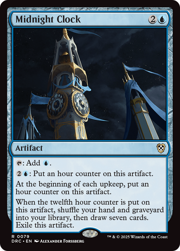 Midnight Clock [Aetherdrift Commander] | Galaxy Games LLC