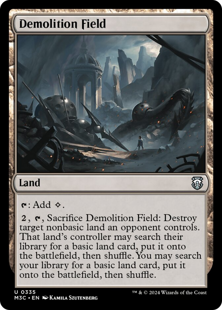 Demolition Field [Modern Horizons 3 Commander] | Galaxy Games LLC