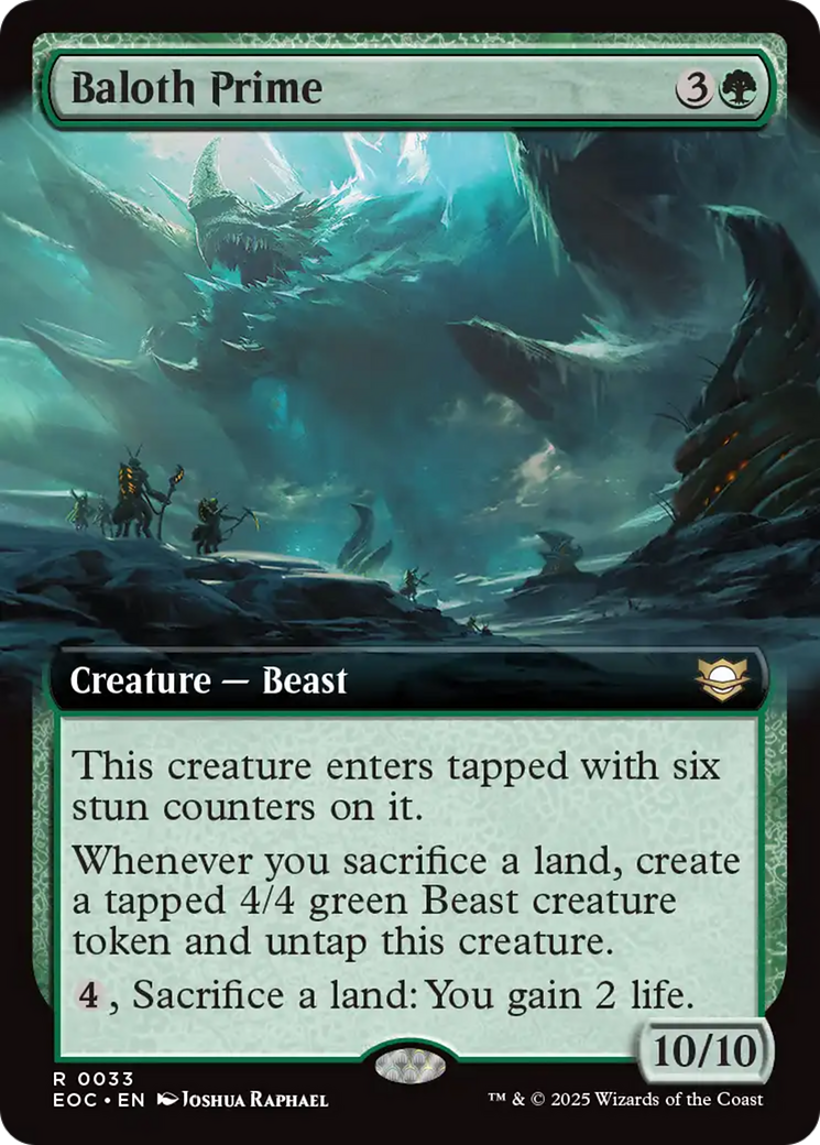 Baloth Prime (Extended Art) [Edge of Eternities Commander] | Galaxy Games LLC