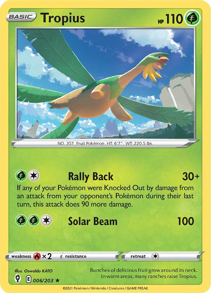 Tropius (006/203) [Sword & Shield: Evolving Skies] | Galaxy Games LLC