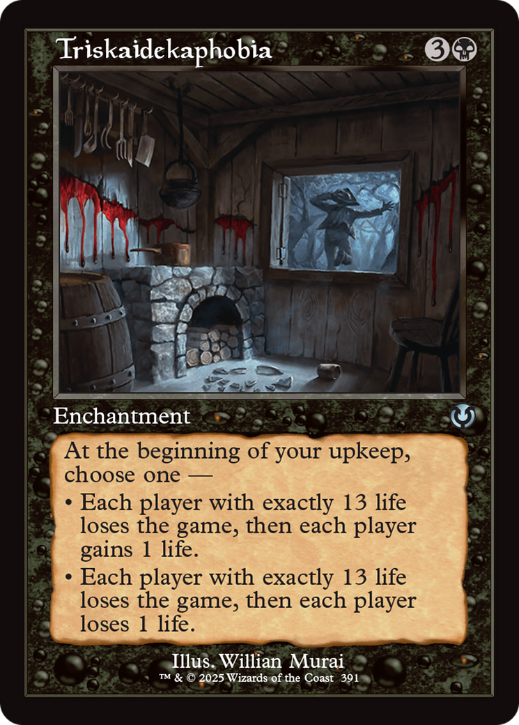 Triskaidekaphobia (Retro Frame) [Innistrad Remastered] | Galaxy Games LLC