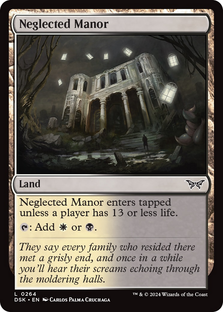 Neglected Manor [Duskmourn: House of Horror] | Galaxy Games LLC