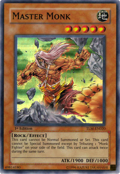 yugioh cards that let you attack twice Master Monk [TLM-EN020] Super Rare