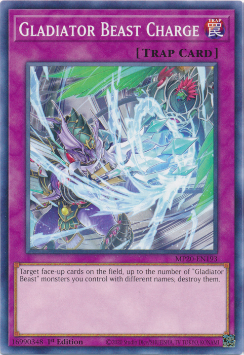 Gladiator Beast Charge [MP20-EN193] Common | Galaxy Games LLC