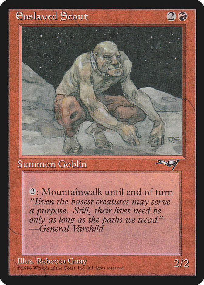 Enslaved Scout (Crouching) [Alliances] | Galaxy Games LLC