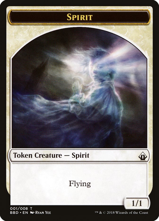 Spirit Token [Battlebond Tokens] | Galaxy Games LLC