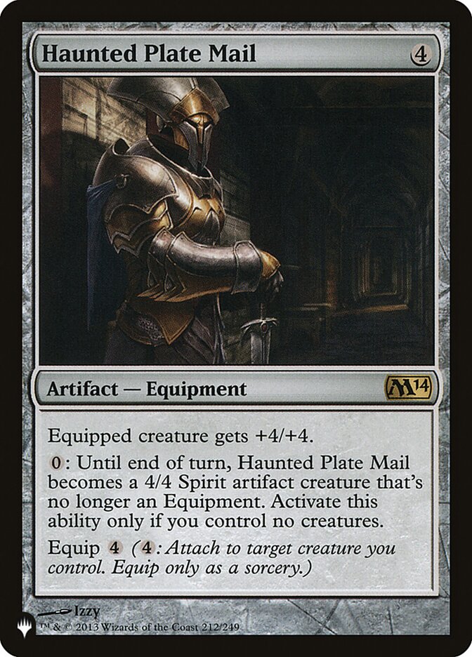 Haunted Plate Mail [The List] | Galaxy Games LLC