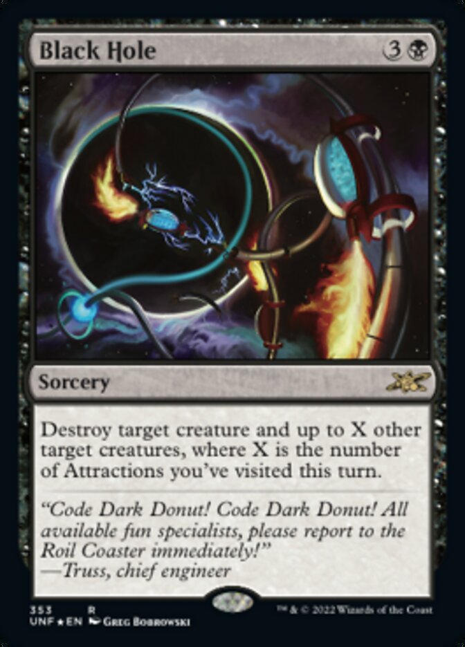 Black Hole (Galaxy Foil) [Unfinity] | Galaxy Games LLC