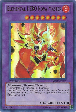 Elemental Hero Nova Master [GENF-EN093] Ultra Rare | Galaxy Games LLC