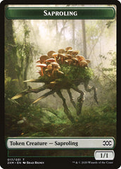 Beast // Saproling Double-Sided Token [Double Masters Tokens] | Galaxy Games LLC