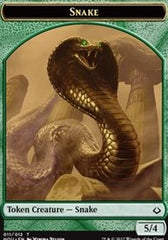 Snake // Zombie Double-Sided Token [Hour of Devastation Tokens] | Galaxy Games LLC