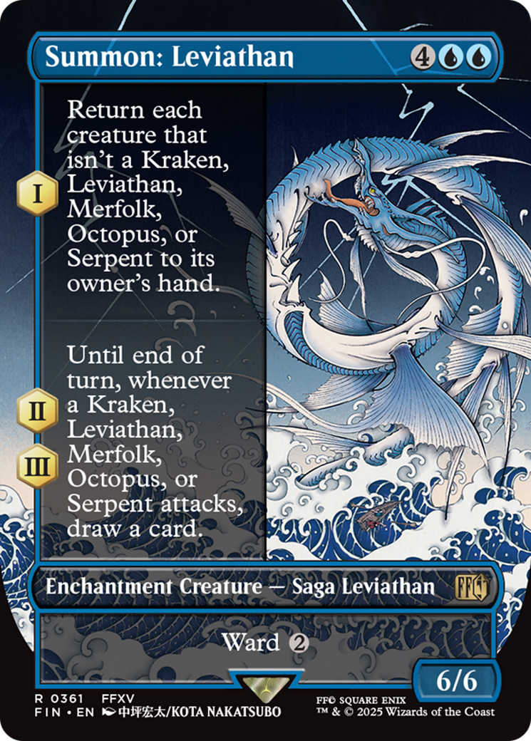 Summon: Leviathan (Borderless) [FINAL FANTASY] | Galaxy Games LLC