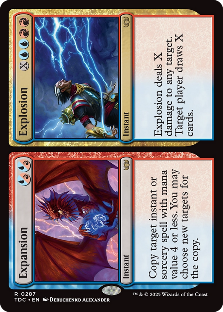 Expansion // Explosion [Tarkir: Dragonstorm Commander] | Galaxy Games LLC