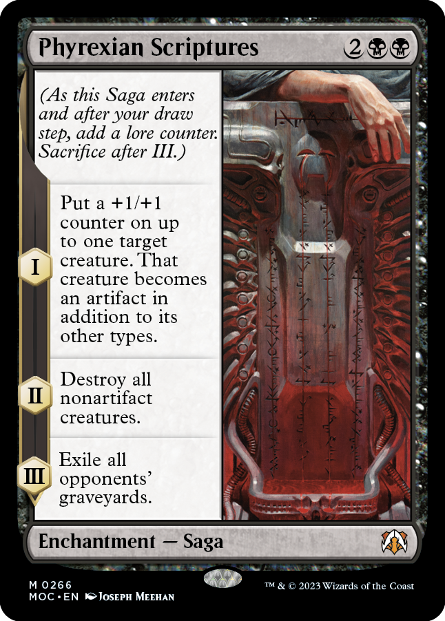 Phyrexian Scriptures [March of the Machine Commander] | Galaxy Games LLC