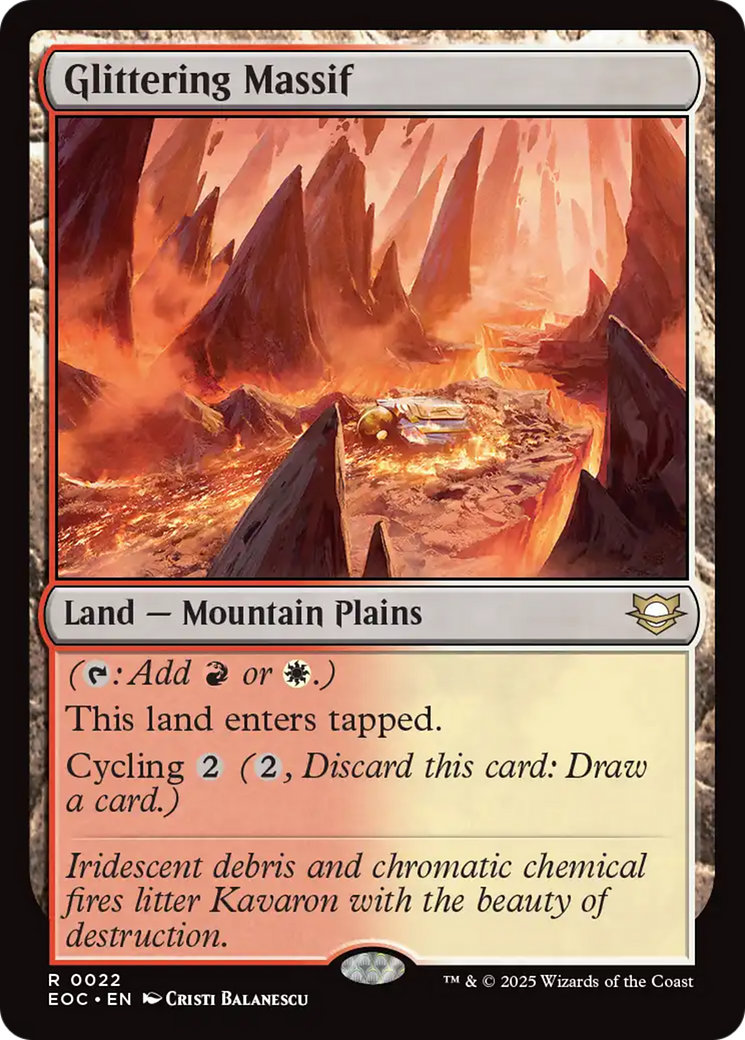 Glittering Massif [Edge of Eternities Commander] | Galaxy Games LLC