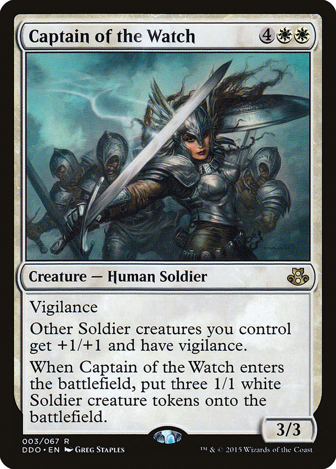 Captain of the Watch [Duel Decks: Elspeth vs. Kiora] | Galaxy Games LLC