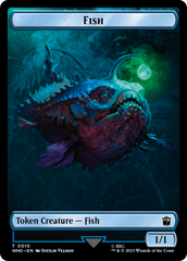 Fish // Beast Double-Sided Token [Doctor Who Tokens] | Galaxy Games LLC