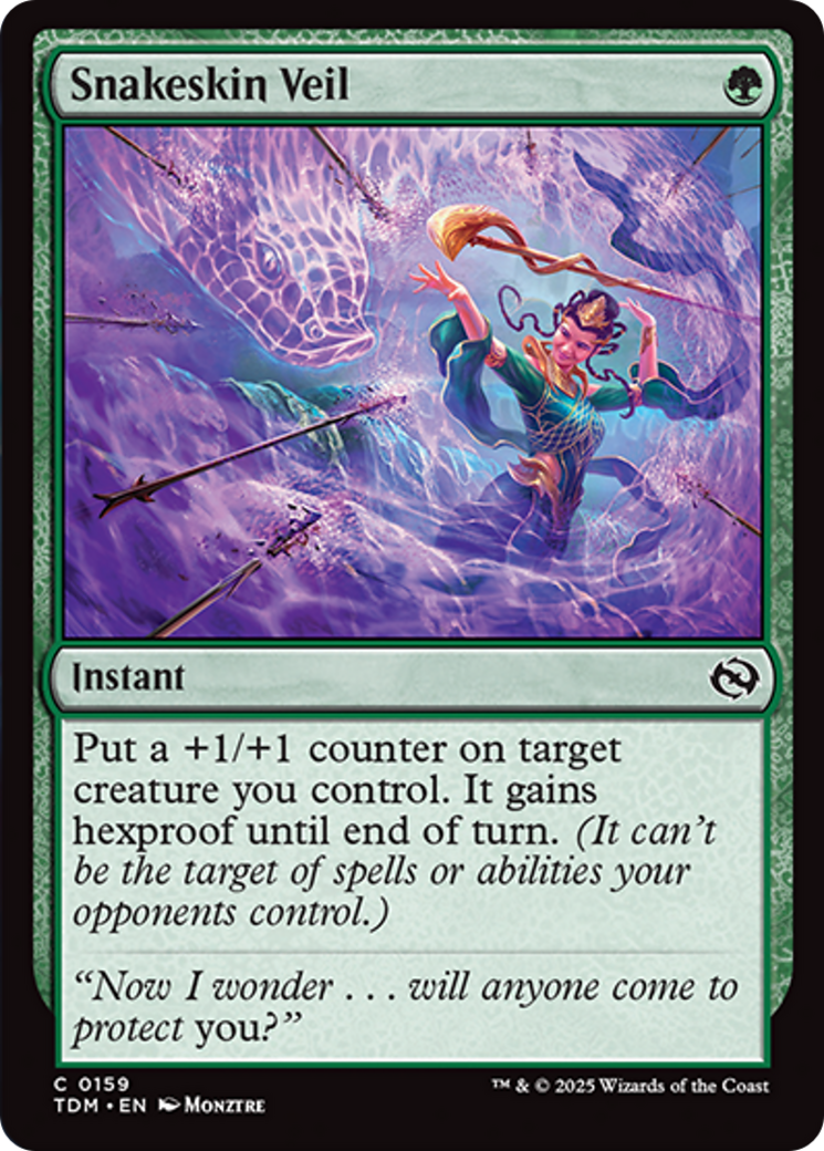 Snakeskin Veil [Tarkir: Dragonstorm] | Galaxy Games LLC
