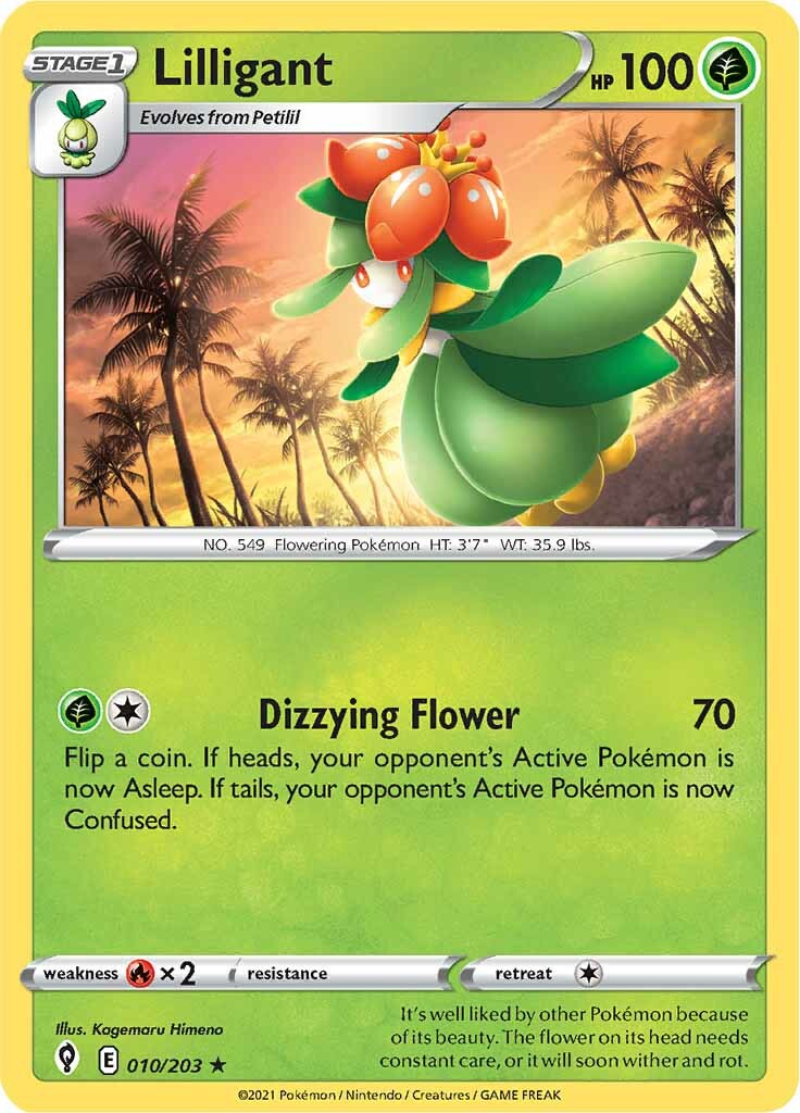 Lilligant (010/203) [Sword & Shield: Evolving Skies] | Galaxy Games LLC