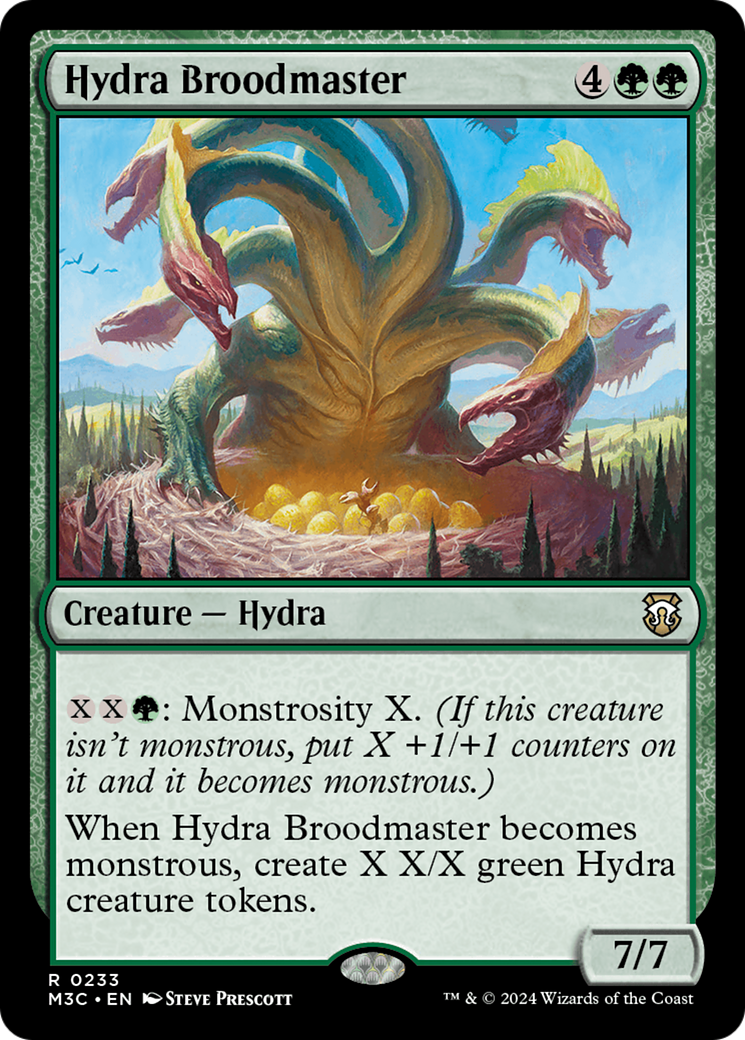 Hydra Broodmaster (Ripple Foil) [Modern Horizons 3 Commander] | Galaxy Games LLC