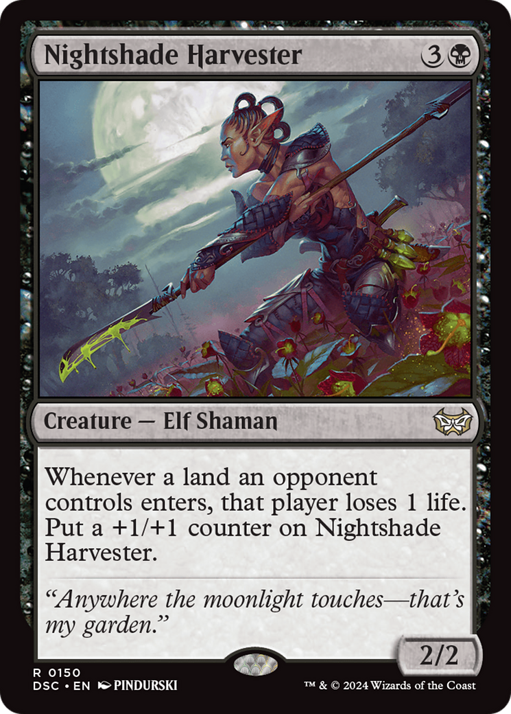 Nightshade Harvester [Duskmourn: House of Horror Commander] | Galaxy Games LLC