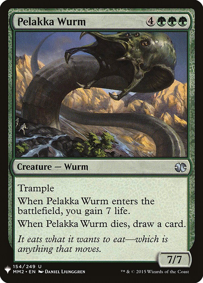 Pelakka Wurm [Mystery Booster] | Galaxy Games LLC