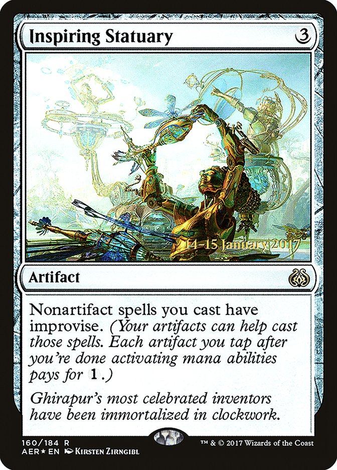 Inspiring Statuary [Aether Revolt Prerelease Promos] | Galaxy Games LLC