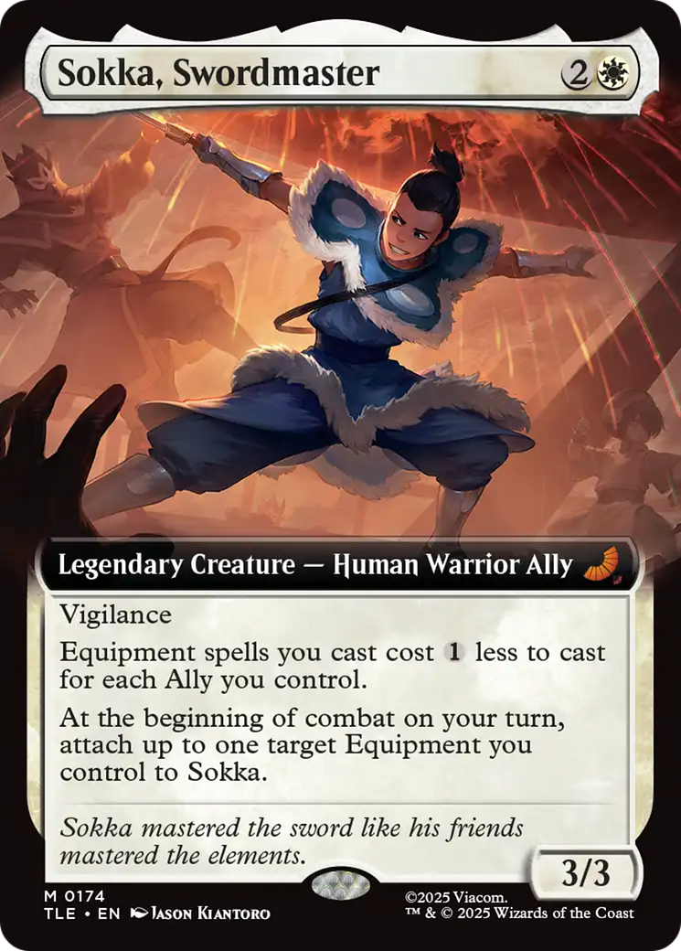 Sokka, Swordmaster (Extended Art) [Avatar: The Last Airbender: Eternal-Legal] | Galaxy Games LLC