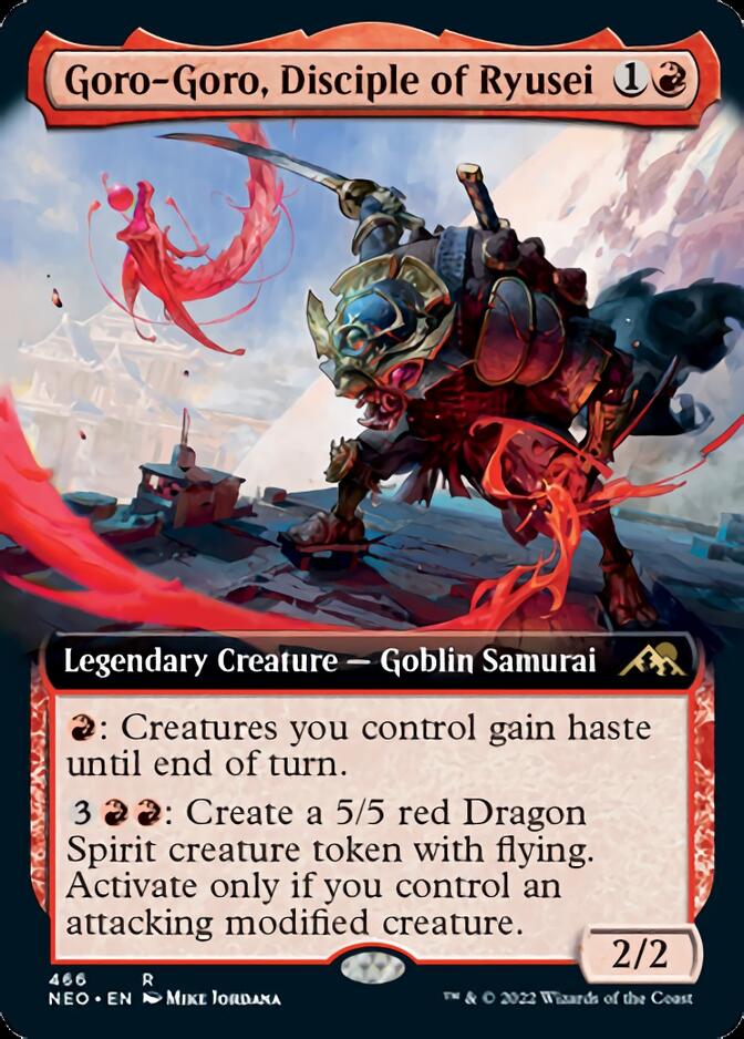 Goro-Goro, Disciple of Ryusei (Extended Art) [Kamigawa: Neon Dynasty] | Galaxy Games LLC