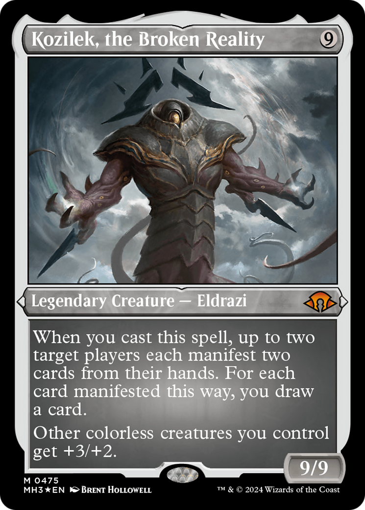 Kozilek, the Broken Reality (Foil Etched) [Modern Horizons 3] | Galaxy Games LLC