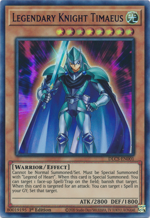 Legendary Knight Timaeus (Blue) [DLCS-EN001] Ultra Rare | Galaxy Games LLC