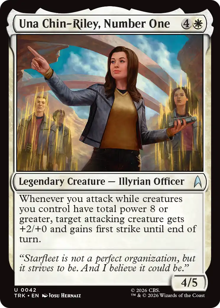 Una Chin-Riley, Number One [Star Trek] | Galaxy Games LLC