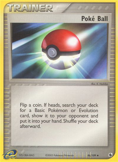 Poke Ball (86/109) [EX: Ruby & Sapphire] | Galaxy Games LLC